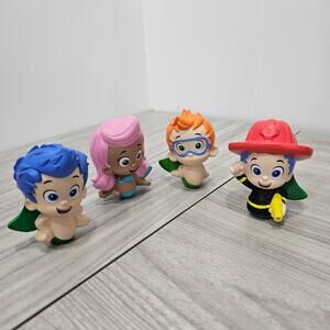 Bubble Guppies Just Play Bath Toy Figure Nick Jr Gil Molly Nonny Firefighter